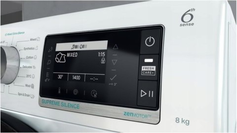 PRALKA WHIRLPOOL W7X W845WB EE 8KG Steam Refresh