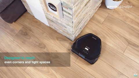 ROBOT ODKURZACZ SPRZĄTAJĄCY GORENJE RVC216BK MOP