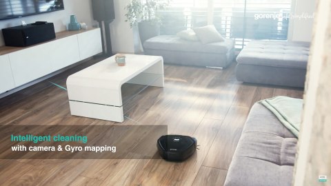 ROBOT ODKURZACZ SPRZĄTAJĄCY GORENJE RVC216BK MOP