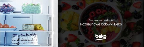 CHŁODZIARKO-ZAMRAŻARKA BEKO CSA240K31SN Led Inox