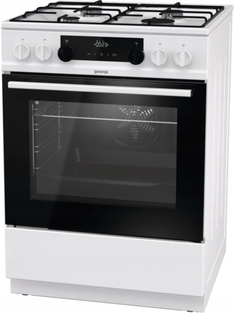 KUCHNIA GAZOWO ELEKTRYCZNA GORENJE KS635W Steam Grill