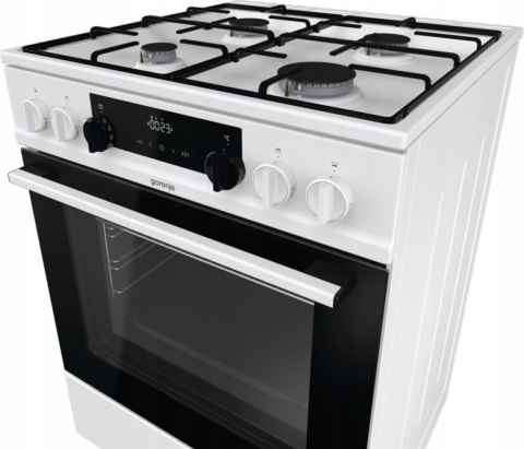 KUCHNIA GAZOWO ELEKTRYCZNA GORENJE KS635W Steam Grill