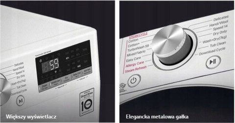 PRALKA LG F2WN4S7S1 7KG 1200OBR Steam Spa Wi-Fi