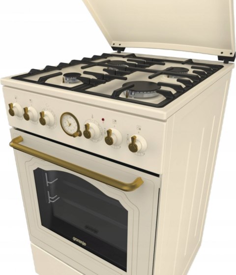 KUCHNIA GAZOWO ELEKTRYCZNA GORENJE KS5251CLI AquaClean Steam RETRO