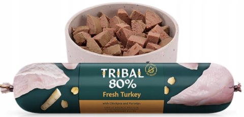 TRIBAL 80% ŚWIEŻY INDYK BEZZBOŻOWA PIES 3 x 300G