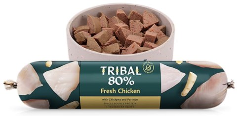 TRIBAL 80% ŚWIEŻY KURCZAK BEZBOŻOWA PIES 3X 300G