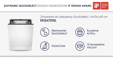 ZMYWARKA ZABUD. ELECTROLUX EEQ47210L 13 KPL 9,9 L