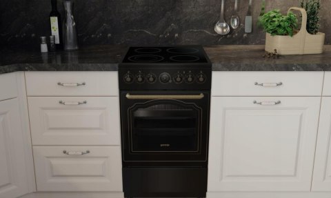 KUCHNIA CERAM GORENJE GECS5B70CLB Steam AirFry Gri