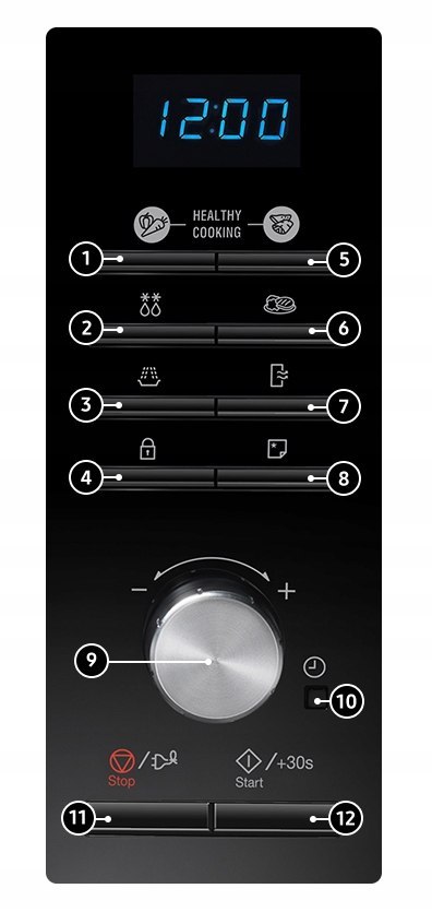 MIKROFALA SAMSUNG MS23F301TAS Programy automat.