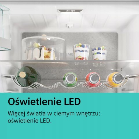 CHŁODZIARKA SIEMENS KS36VVIEP Inox, Oświetlenie LED