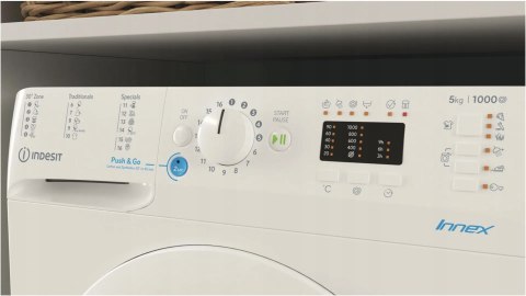 PRALKA INDESIT BWSA 51051 W EU N 5 kg 1000 obr