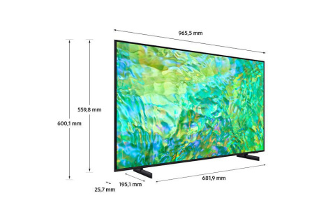 TV SAMSUNG 43" UE43CU8002K 4K TIZEN LED 60Hz