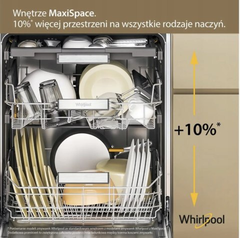 ZMYWARKA WHIRLPOOL W7I HP42 L 9,5 L 15 KPL Natural Dry