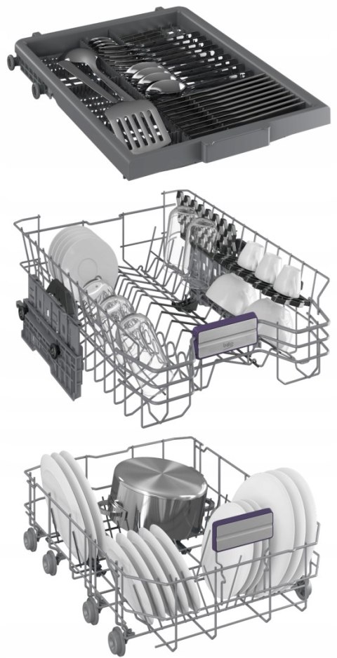 ZMYWARKA WOLNOSTOJĄCA BEKO BDFS26123AQ 3 Szuflada