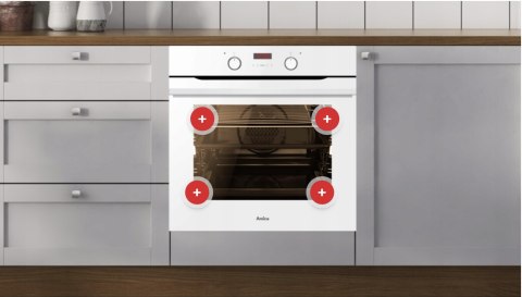 PIEKARNIK AMICA ED3765171W F-TYPE 77 l Easy Clean, Steam Clean, Grill