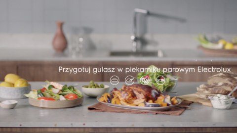 PIEKARNIK DO ZABUDOWY ELECTROLUX EOD6C77Z 72 L Steam Bake, Kataliza, Grill