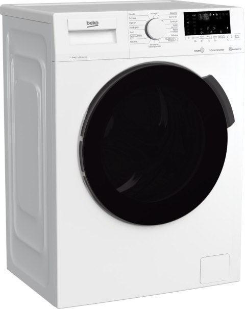 PRALKA BEKO WUE6624XWWS SLIM Inwerter, Steam Cure, Wi-Fi