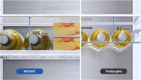 LODÓWKA SAMSUNG RB34T632ESA 331 l No Frost, Space Max, Inverter