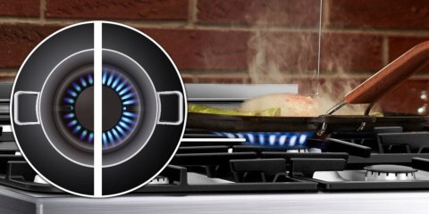 KUCHNIA GAZOWO ELEKTRYCZNA BEKO FSE52020DWD 55 L Steam Shine Grill Booster