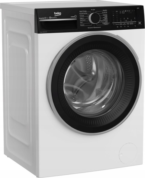 PRALKA BEKO B3WFU57215WBPB 7 kg 1200 obr Inwerter Steam Cure Wi-Fi