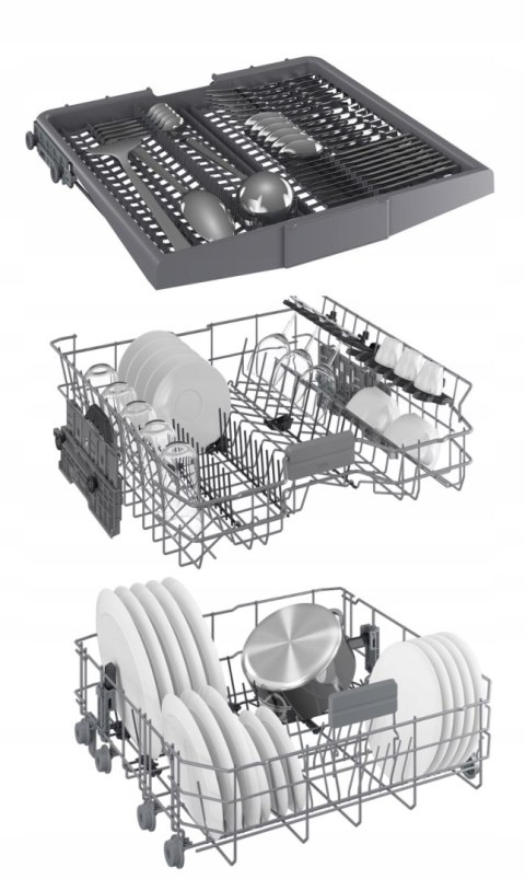 ZMYWARKA BEKO BDFN26525WQ 9,5 L 15 Kpl Trzecia szuflada, Dno ze stali