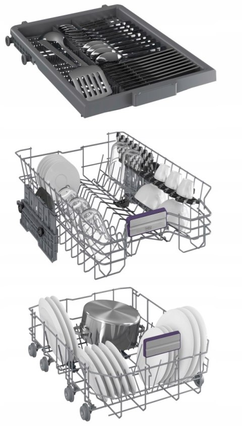 ZMYWARKA WOLNOSTOJĄCA BEKO BDFS26120XQ 8,7L 11 Kpl Dno ze stali nierdzewnej