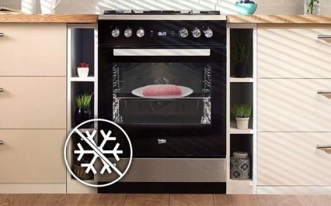 KUCHNIA GAZOWO-ELEKTRYCZNA BEKO FSM52331DXDT Steam Shine Pieczenie 3D Grill