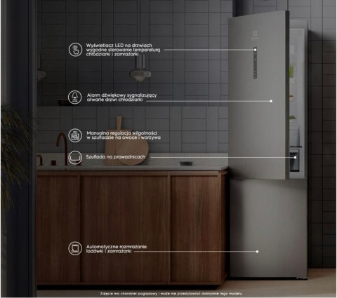 LODÓWKA ELECTROLUX LNC7ME32X3 330 L Twin Tech No Frost, Inwerter