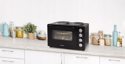 MINI PIEKARNIK GORENJE OM 30GBX 30 L Rożen, Termoobieg