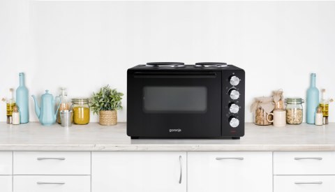 MINI PIEKARNIK GORENJE OM 30GBX 30 L Rożen, Termoobieg