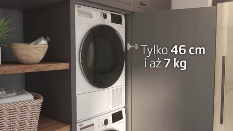 SUSZARKA Z POMPĄ CIEPŁA BEKO DF7424RTDCX Slim 7kg Inwerter