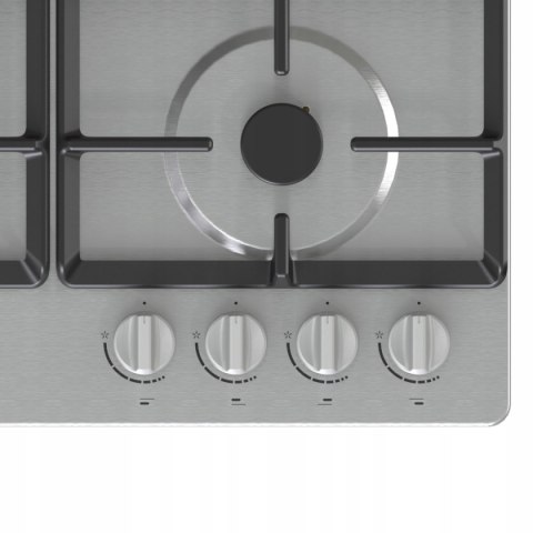 PŁYTA GAZOWA DO ZABUDOWY GORENJE GW641XHF Inox, Palniki wok, Zapalarka