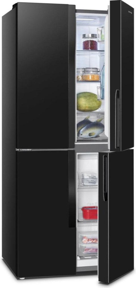 LODÓWKA SIDE BY SIDE GORENJE NRM818EMB 427 L Inwerter, No Frost Plus, Fast Freeze