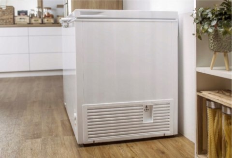 ZAMRAŻARKA SKRZYNIOWA GORENJE FH14EAW 142L FastFreeze Zamek Oświetlenie LED