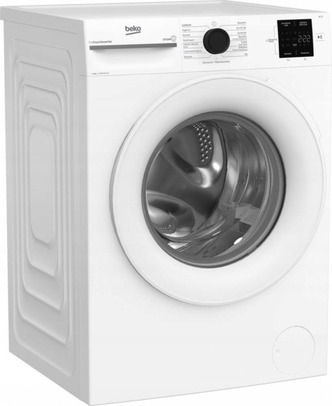 PRALKA BEKO BM1WFU38225WW 8 kg 1200 obr Inwerter, Aqua Wave, Steam Cure