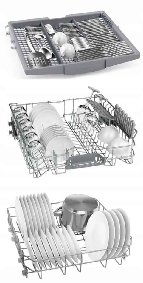 ZMYWARKA BOSCH SMV2HVX02E 9 L 14 kpl Eco Silence Drive, 3 Szuflada, Wi-Fi