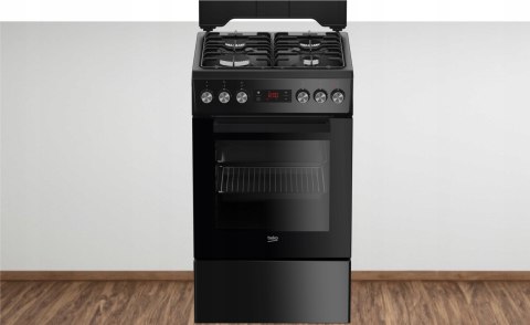 KUCHNIA GAZOWO-ELEKTRYCZNA BEKO FSE52321DBD 55L Steam Shine Zapalarka Grill