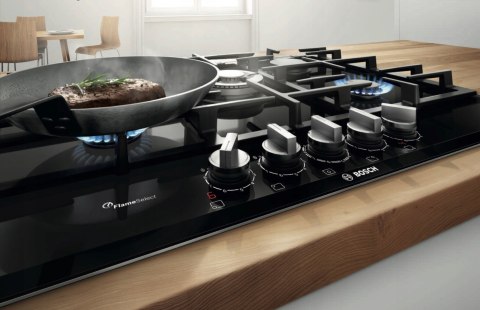 PŁYTA GAZOWA BOSCH PPQ7A6B90 75 cm Flame Select Żeliwny ruszt, Zapalarka