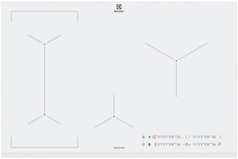 PŁYTA INDUKCYJNA ZABUDOWA ELECTROLUX EIV83443BW Biała 78 cm Bridge, Booster