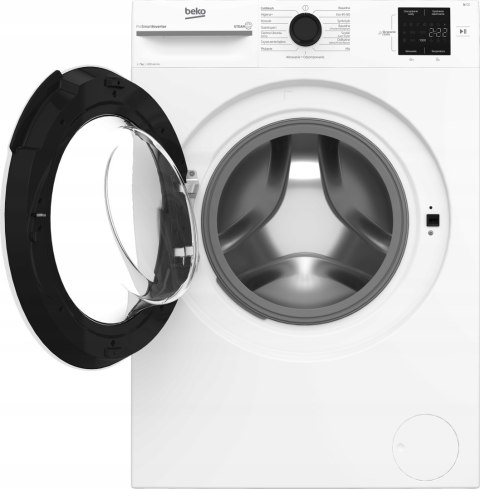 PRALKA BEKO BM1WFU37225WW 7 kg 1200 obr Steam Cure, Aqua Wave, Inwerter