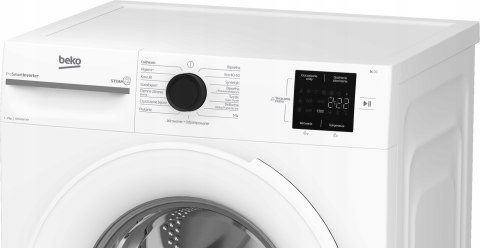 PRALKA BEKO BM1WFU37225WW 7 kg 1200 obr Steam Cure, Aqua Wave, Inwerter