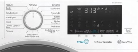 PRALKA BEKO EWUE8636XAW 8 kg 1200 obr Inverter Steam Cure