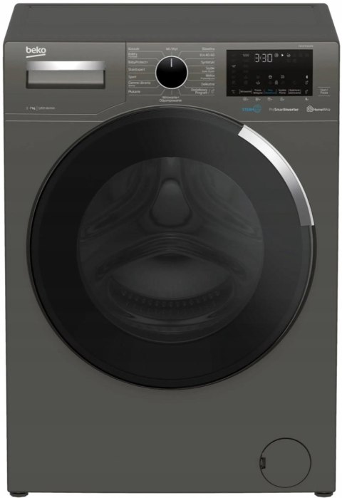 PRALKA BEKO PWUV7646XME 7 kg 1200 obr Steam Cure, Inwerter, Wi-Fi