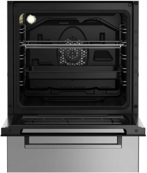 KUCHNIA GAZOWO ELEKT. BEKO FSM52321DXDS 55L Steam Shine Zapalarka Grill