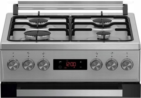 KUCHNIA GAZOWO ELEKT. BEKO FSM52321DXDS 55L Steam Shine Zapalarka Grill