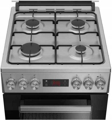 KUCHNIA GAZOWO ELEKT. BEKO FSM52321DXDS 55L Steam Shine Zapalarka Grill