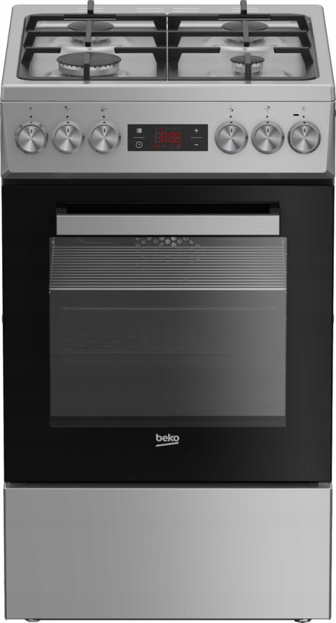 KUCHNIA GAZOWO ELEKTRYCZNA BEKO FSM52335DS 60 L Steam Shine Zapalarka Grill