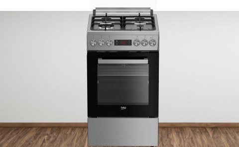 KUCHNIA GAZOWO-ELEKTRYCZNA BEKO FSM51337DXDT 60L Zapalarka Steam Shine Grill