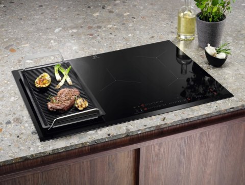 PŁYTA INDUKCYJNA DO ZABUDOWY ELECTROLUX EIV835 5 PÓL 78cm Hob 2 Hood Bridge Boost