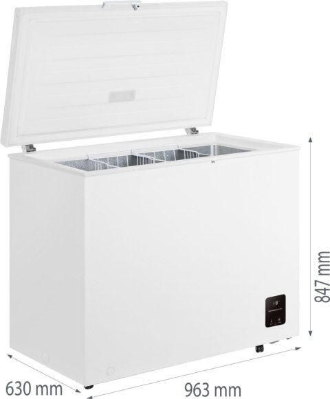 ZAMRAŻARKA SKRZYNIOWA GORENJE FH25EAW 248 L Oświetl. LED Fast Freeze Zamek